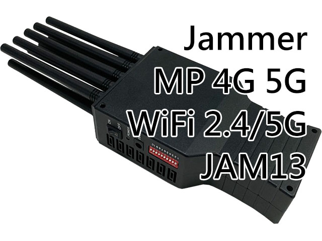 Jammer13 手持式 4G 5G 行動電話 WiFi 2.4G 5G干擾器 遮蔽器 阻斷器 阻絕器EXPORT ONLY